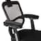 Mind Reader Air-Cloud Memory Foam Armrest Pads, Office & Gaming Chair Arm Rests, Elbow Support with Washable Cover, Black